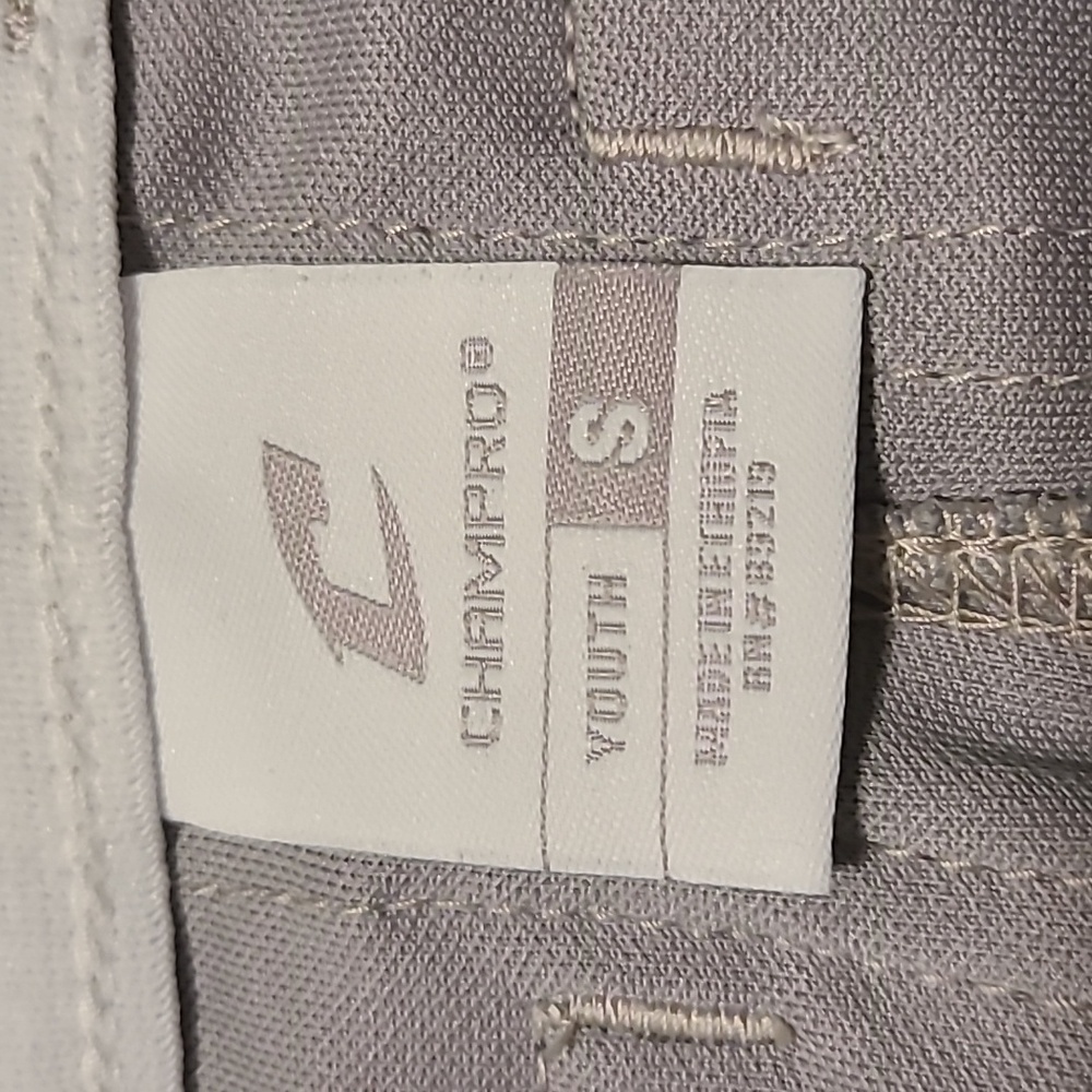 Champro NWT Gray Athletic Baseball Pants - Boy's Small - Picture 4 of 13
